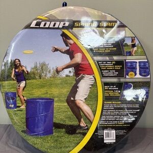 swims corp coop spring slam brand new frisbee game backyard